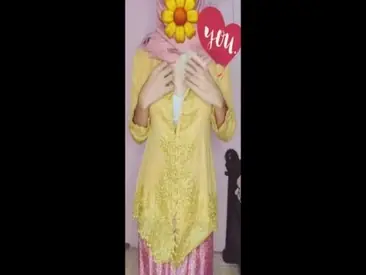 Live Ukhti Kebaya Hijab Pink Tampil Berani Menggoda Streaming Viral Lumer